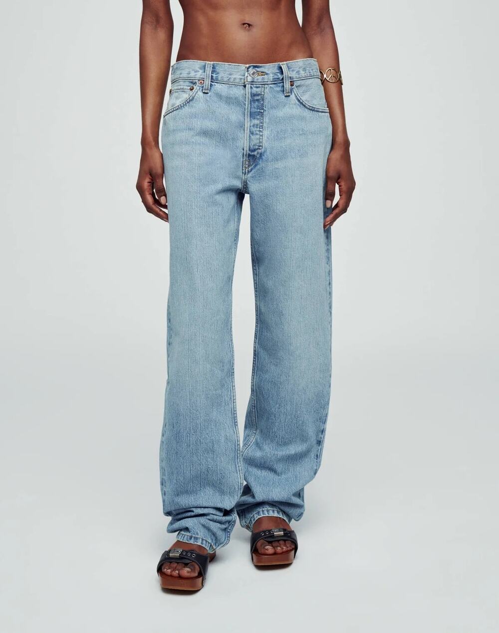 RE/DONE Loose Long Jeans in "Wasted Indigo" Baggy Slouchy 90s Size 26